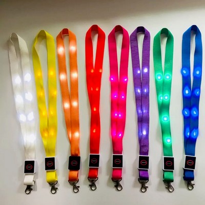 3/4" Full Color LED Lanyard